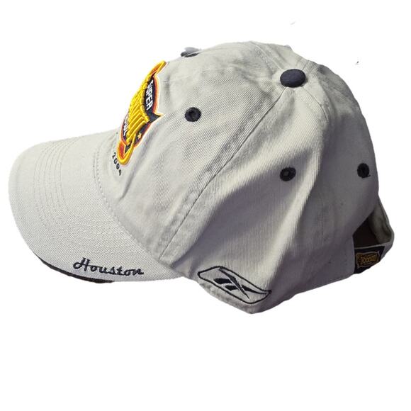 Reebok 2004 Superbowl Baseball Hat XXXVIII Patriots Panthers Tan Adjustable NIB‎ - Picture 2 of 10